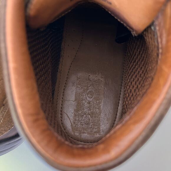 Geox Amphibiox Waterproof Boots EU 44 / 11 Brown Lace Up Leather Mens Ankle - Picture 5 of 9